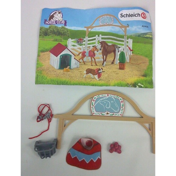 Schleich Horse Club Hannah’s Guest 42458 Replacement Parts Blanket Sign Apples - Picture 1 of 3